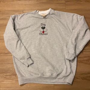 M and C “Dog Blessed” sweatshirt